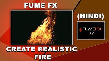 How to create fire in fume fx 3DS max (HINDI) || Tutomator || Praveer Das ||