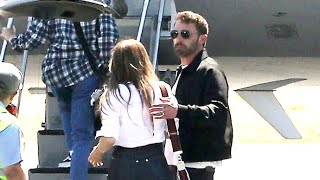 Jennifer Lopez Flies Ben Affleck And The Kiddies To NYC For His 50th Birthday