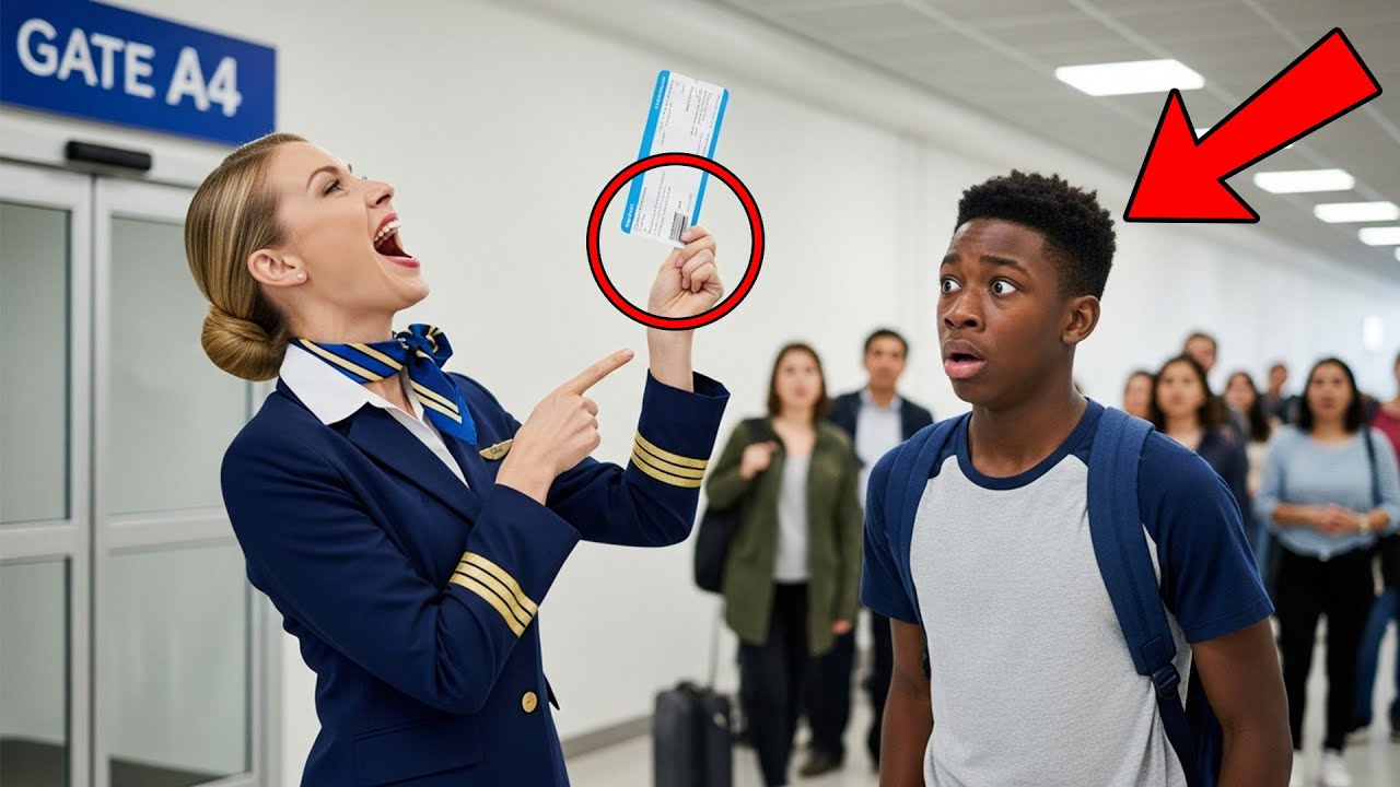 They Laughed at a Black Teen’s Boarding Pass — The Plane Never Took Off