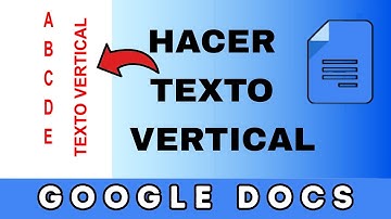 Cómo HACER el TEXTO VERTICAL en GOOGLE DOCS ⁨@DomingoenlaRed⁩