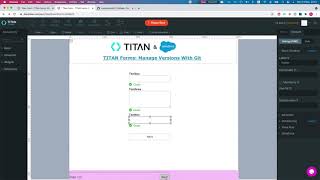 Titan Forms - GIT Integration