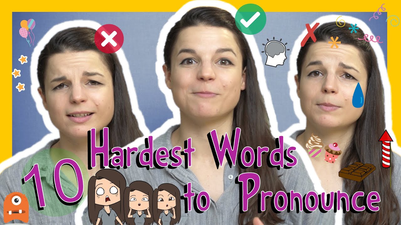 ⁣Learn the Top 10 Hardest English Words to Pronounce