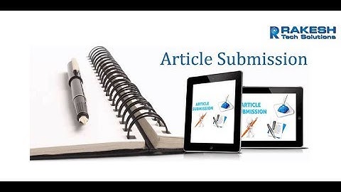 How to submit Article submission in seo Off Page Tutorials - 1 | Rakesh Tech Solutions