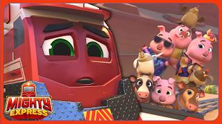 Wild Animals Chase! (Get Back Here!!) | Mighty Express | Train Cartoons
