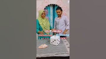 Roll dice 🎲 with pop balloons challenge #shorts #trending #challengegame