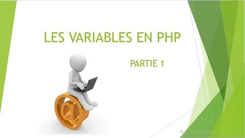 les variables en php partie 1