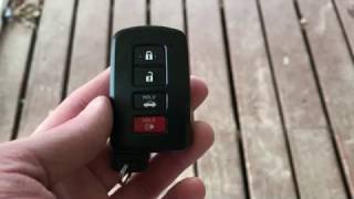 How to change battery in 2012  2017 Toyota Camry  Key Fob