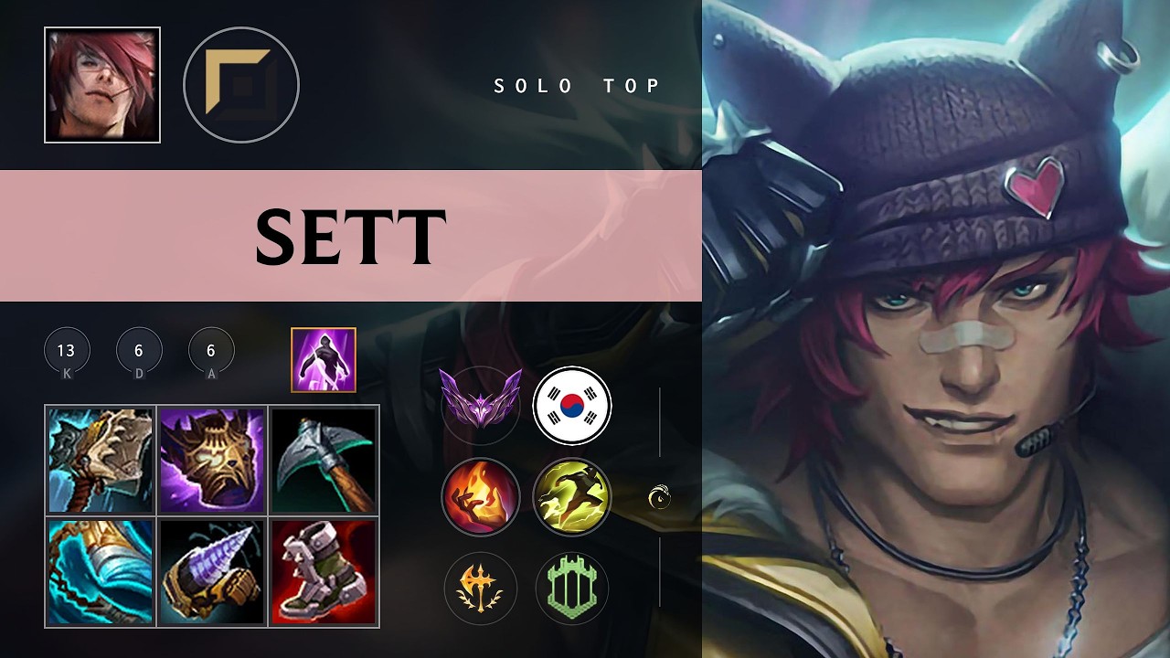 Sett Top vs Xin Zhao - KR Master Patch 26.10 - YouTube