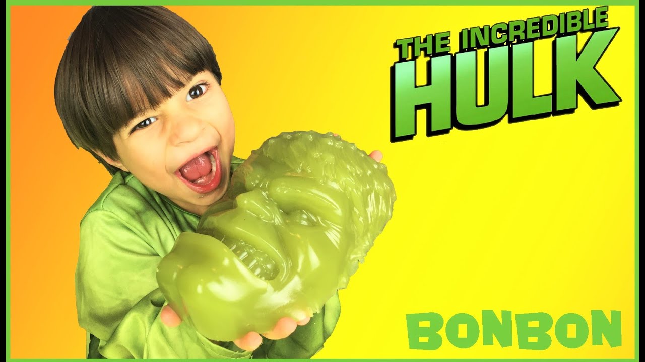 Bonbon Geant en forme du Super Héros Hulk - Giant Gummy Hulk Marvel Superhero - Part 2