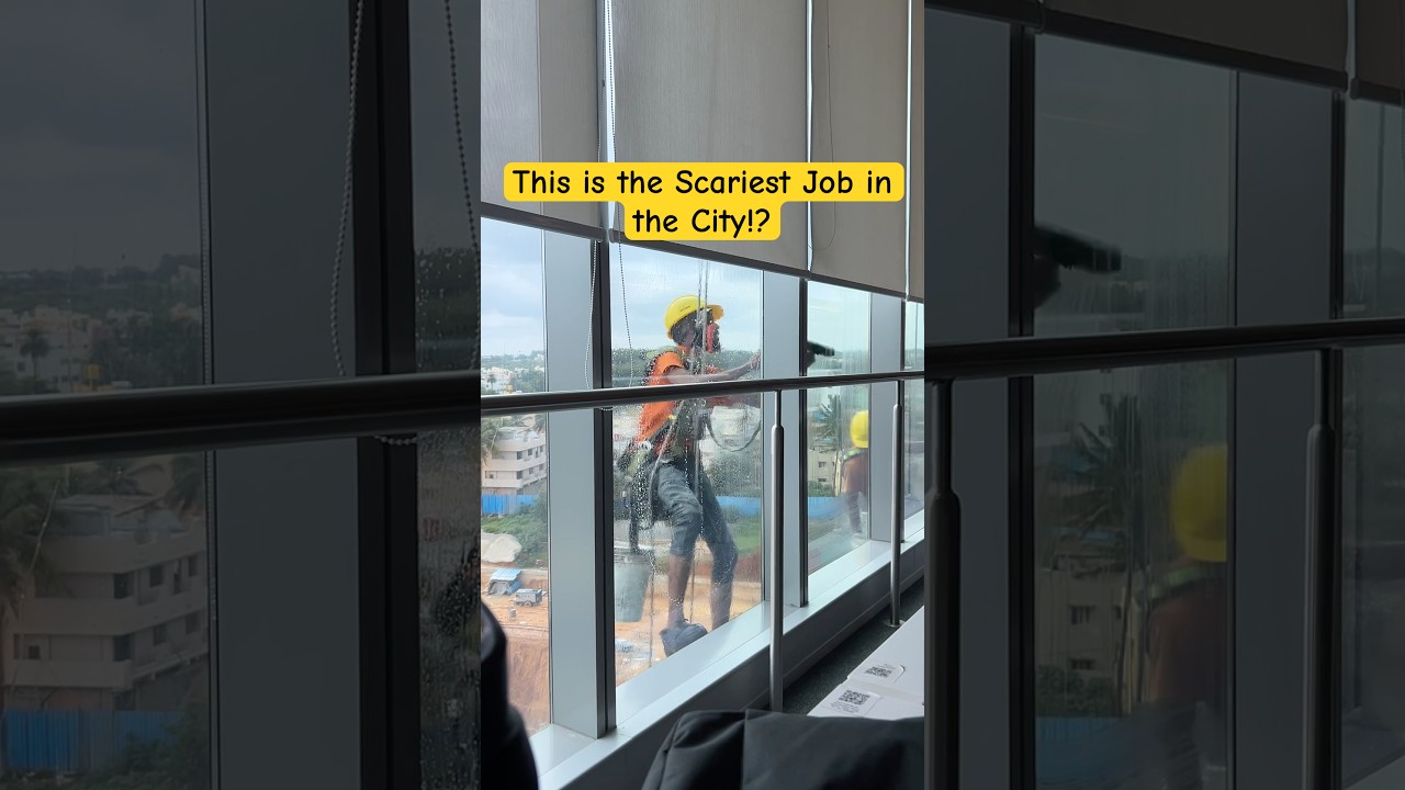 Scariest Job in the City: Cleaning High-rise Building Exterior Glass 