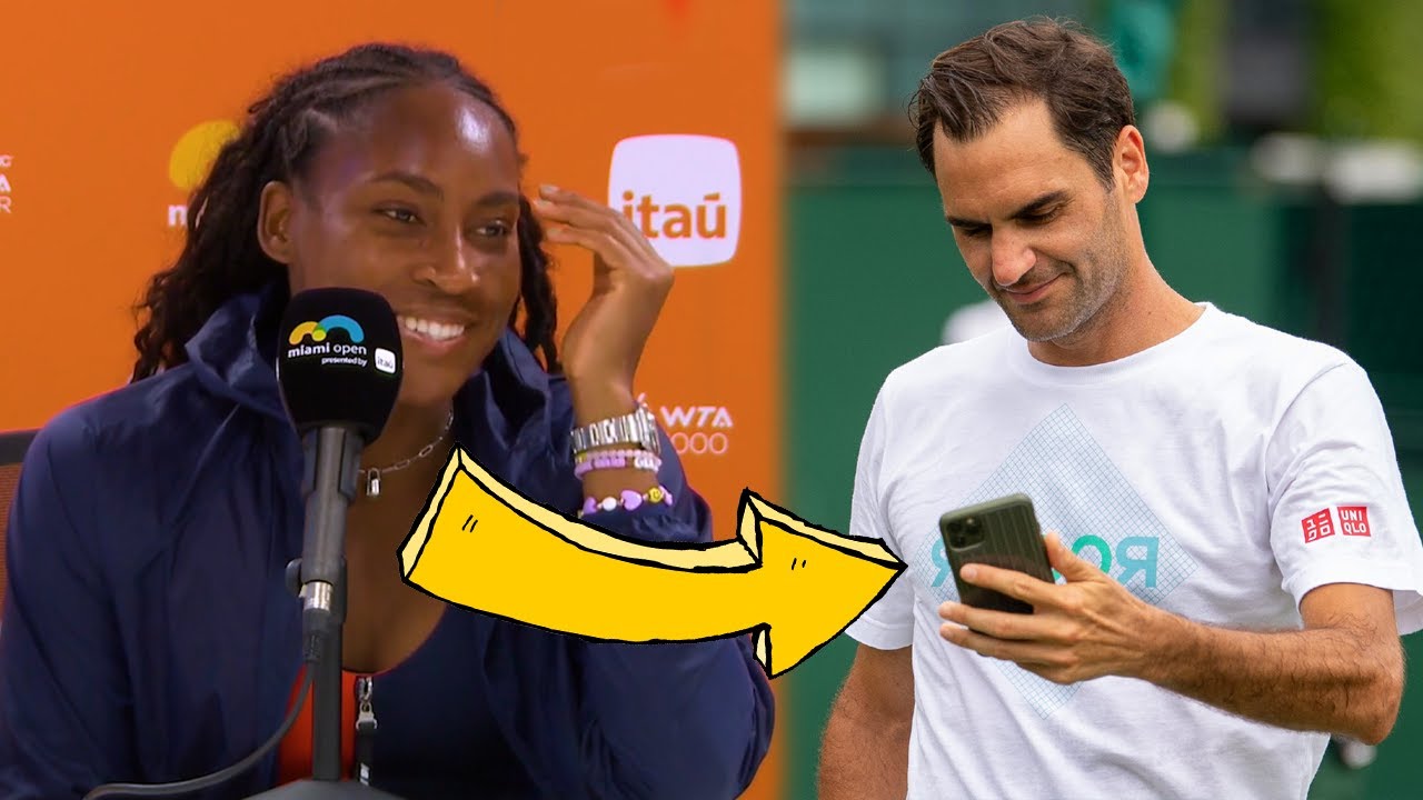 Coco Gauff "Federer was send me a message" - Miami 2024