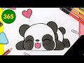 Comment dessiner panda kawaii tape par tape  dessins kawaii facile