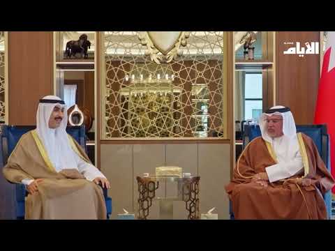 سمو ولي العهد رئيس مجلس الوزراء يستقبل سفير دولة الكويت لدى مملكة البحرين بمناسبة انتهاء فترة عمله