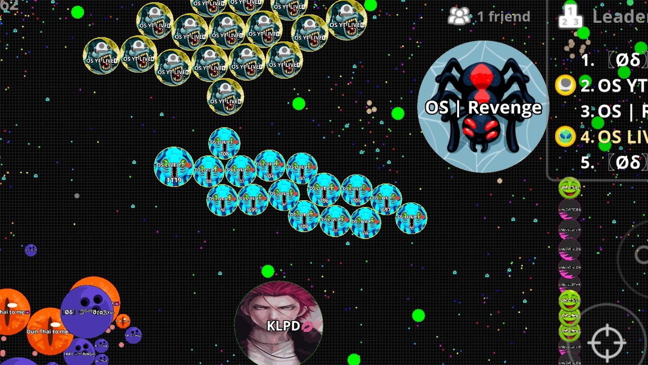 OS LIVE YT AGARIO Vs RAJ LIVE