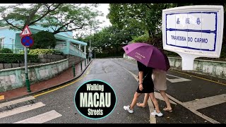 Walking MACAU: Carmo Lane 嘉模巷 Travessa do Carmo (Taipa Village to Cotai Casinos)