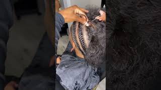 STITCH BRAID TUTORIAL COMB METHOD ✨ #braids #stitchbraids #stitchbraidtutorial #braidtutorial