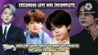 jikook |one shot | childhood love was incomplete #jikookff #jikook #ff #bts