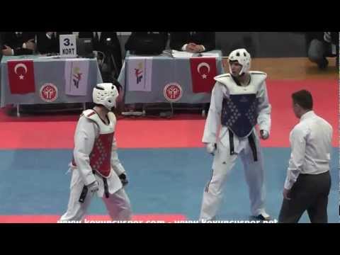 87kg Final Ali Sari vs Burak Ozan Karaca (2013 Turkish Senyor TKD Championships)