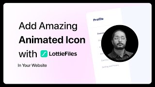 Add Animated Icons with LottieFiles in your website #animated #html #after_effects_tutorial