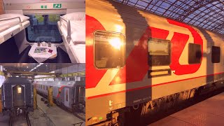 Germany to Kazakhstan by Rail - part 2: Warsaw - Minsk on Russian Train № 024Й Paris - Moscow