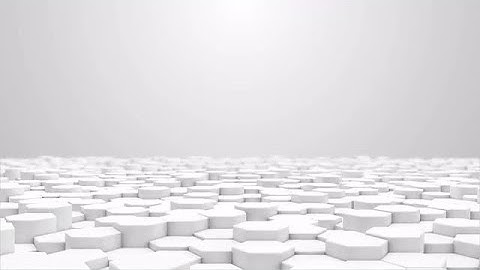 White Hexagon Floor Stock Motion Graphics