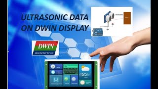 #4 DWIN HMI Displaying Data Variables Ultrasonic Data