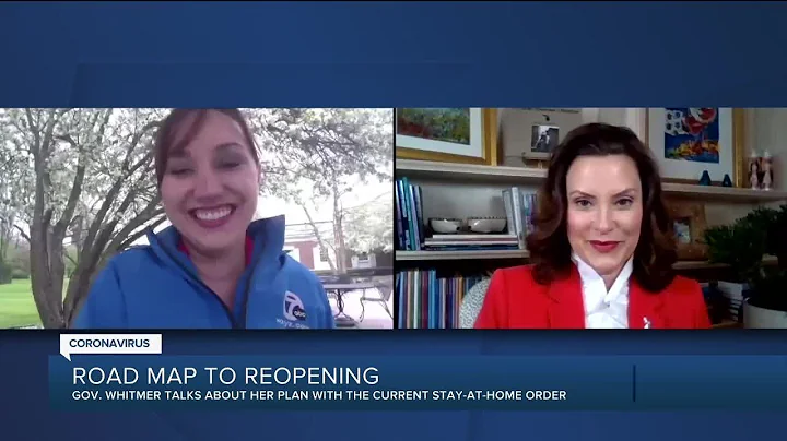 Gov. Whitmer talks about her plan with the current...