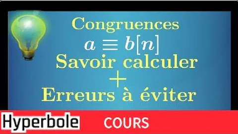 Comment on calcule le modulo ?