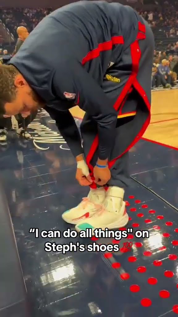 The message on Steph’s shoes ?