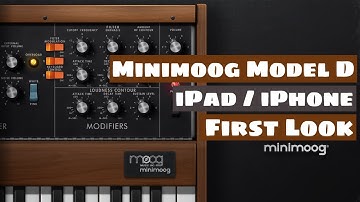 Moog Minimoog Model D Synthesizer  For iOS (AUv3) - First Look | SYNTH ANATOMY
