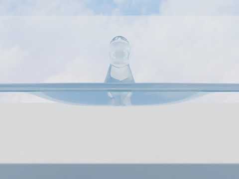 Rain drop impacts on a water free surface.