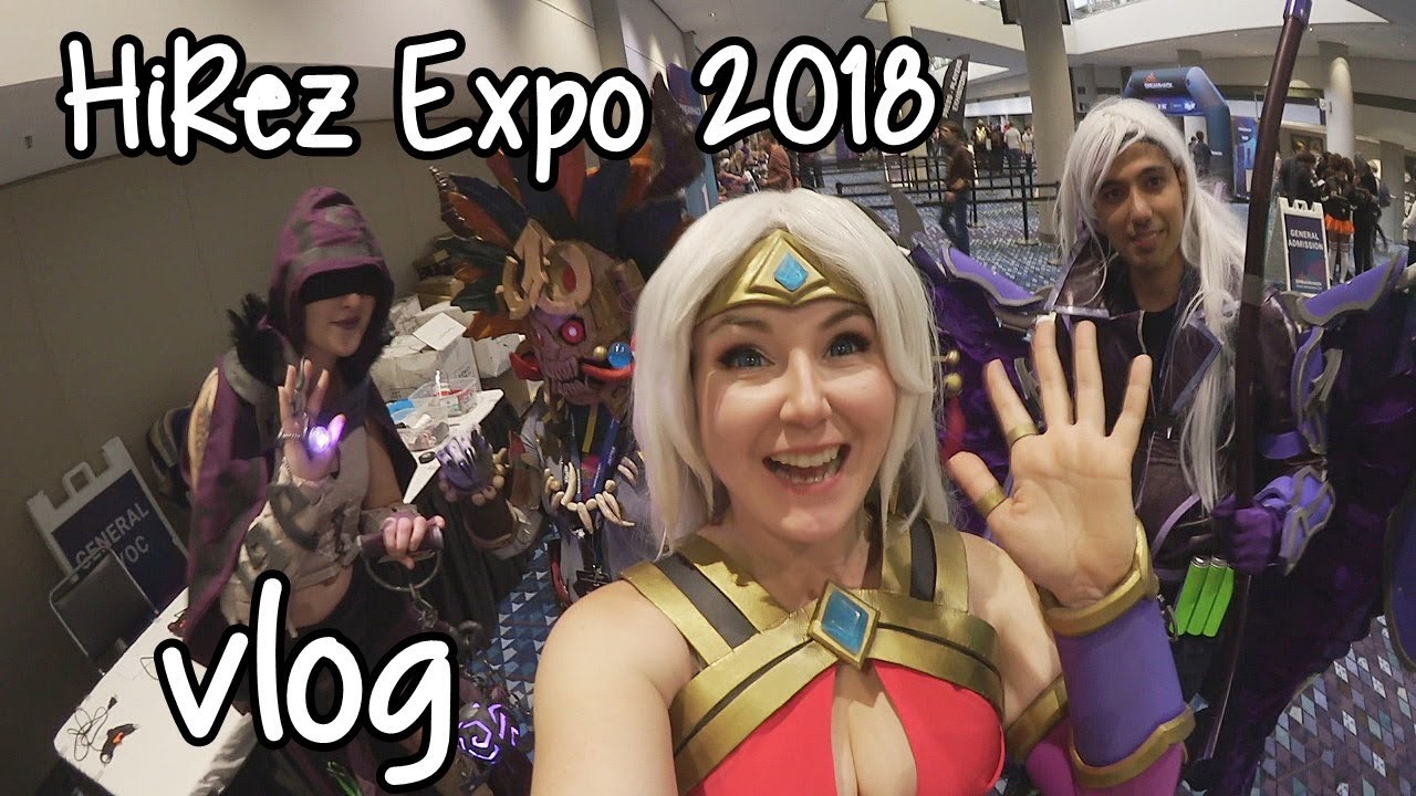 HiRez Expo 2018 Atlanta vlog with Shappi! Smite Paladins cosplay