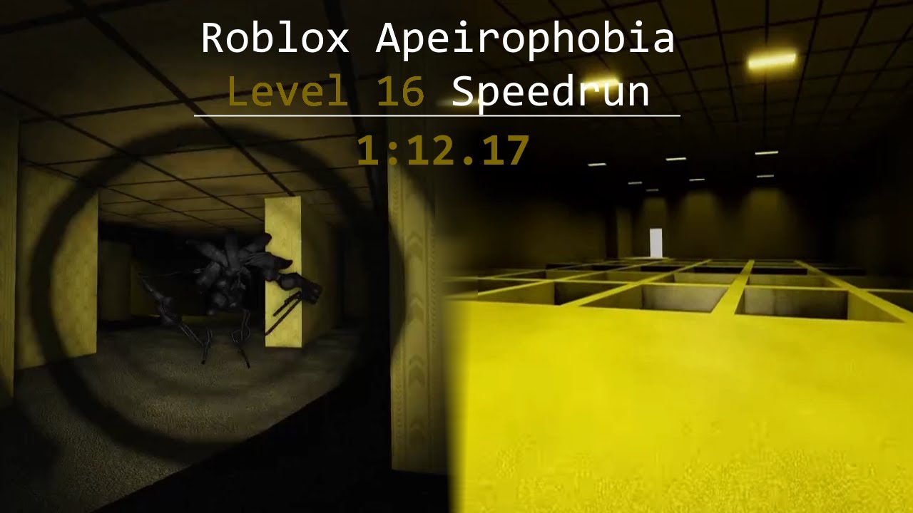 Roblox Apeirophobia Chapter 2 Level 21 Speedrun 1:14 Solo 