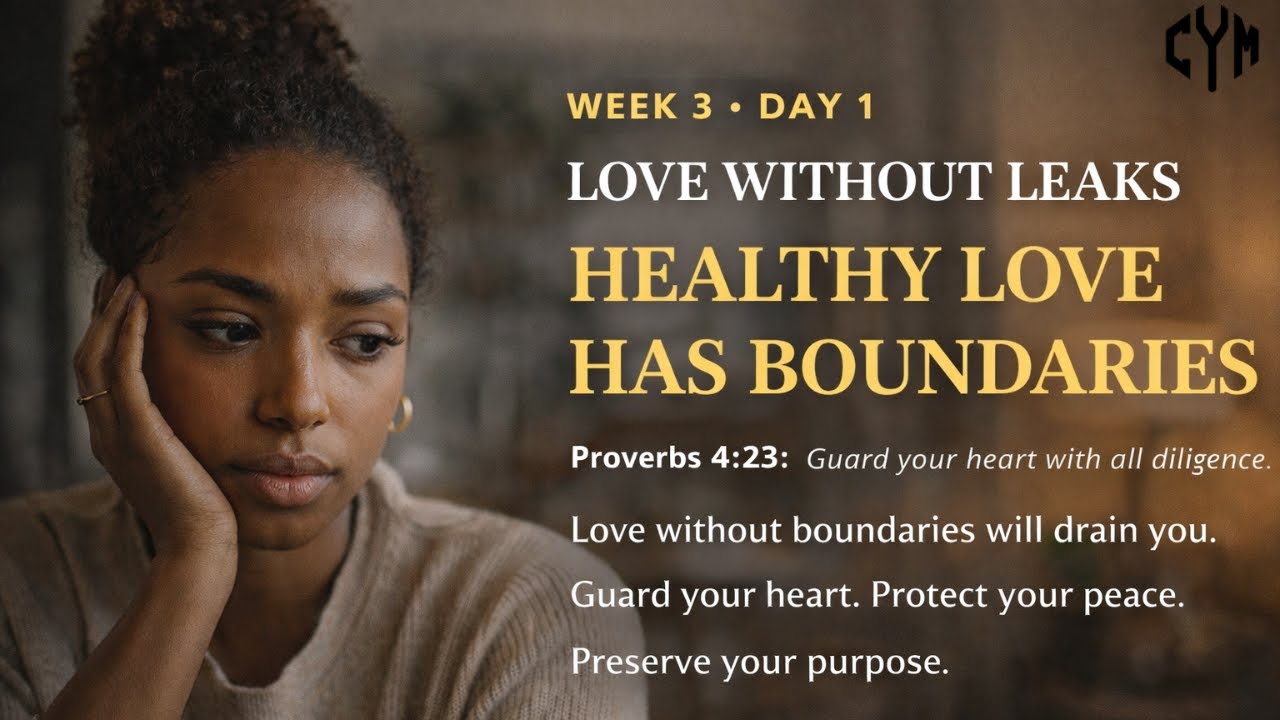 “HEALTHY LOVE HAS BOUNDARIES”