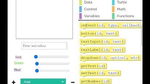 Quote Maker on Code.org app lab