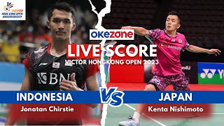 Live Score Final Hong Kong Open 2023: Jonatan Chirstie Vs Kenta Nishimoto