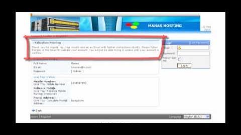 Manashosting Raising Ticket
