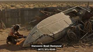 Junk boat removal and disposal in Bakersfield, CA | Hansons Boat Removal