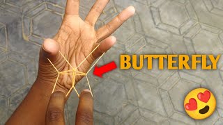 HOW TO MAKE A BUTTERFLY IN RUBBER BAND? | VERY EASY😍😍😍 | ULTRA CRAFT MINI