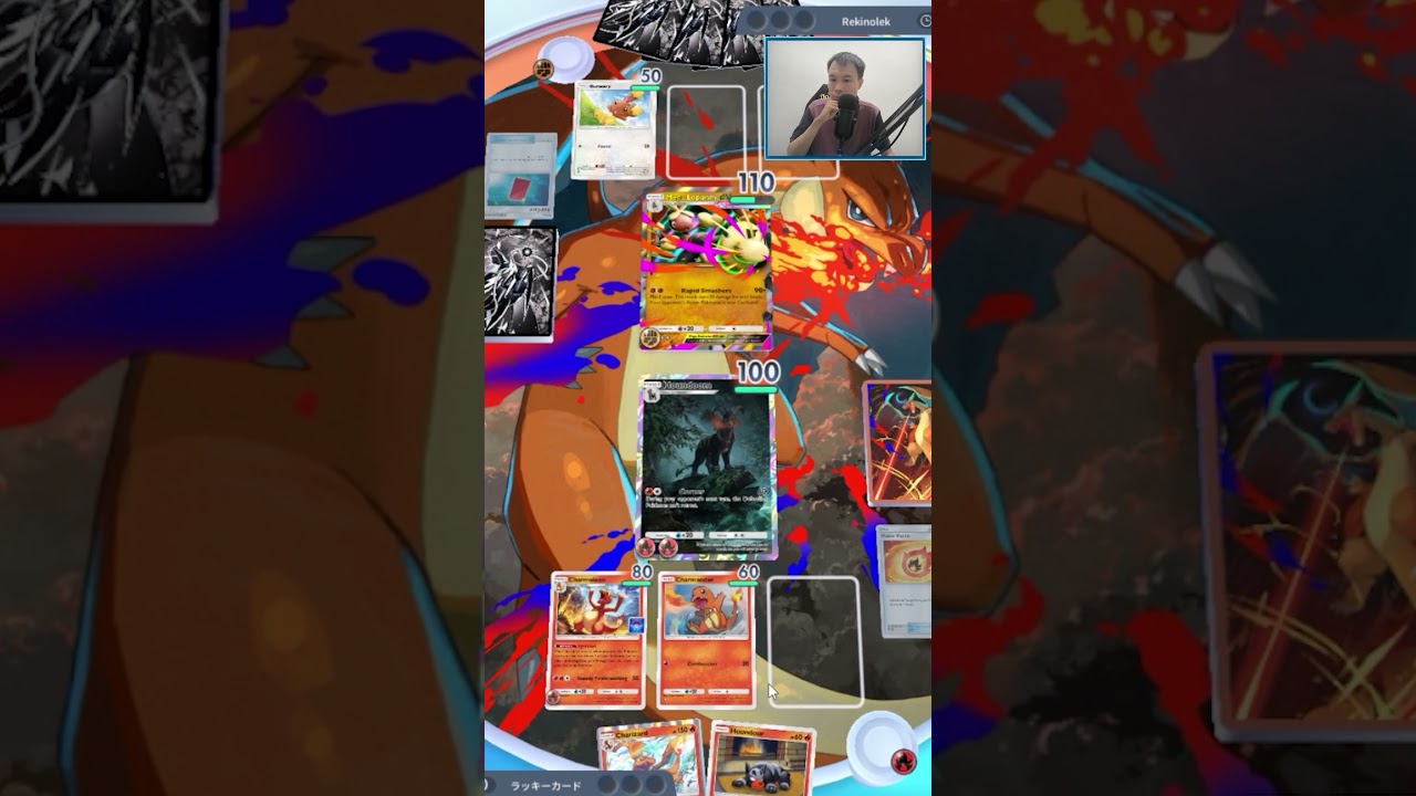 HOUNDOOM Traps Opponents for MEGA CHARIZARD ! - Pokemon TCG Pocket 