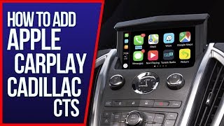 Cadillac CTS Apple CarPlay  How To Add Apple CarPlay Android Auto to Cadillac CTS HDMI DVD TV Input