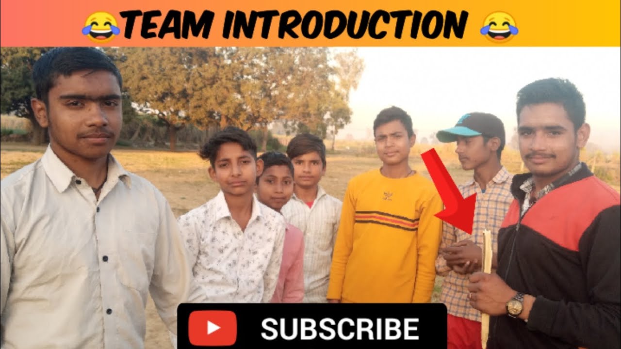 Desi cricket live match team introduction 