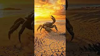 Ant Army vs Giant Crab Monster 🐜🦀 Epic Desert Battle | Tiny Warriors Attack #shorts