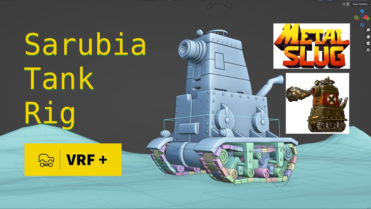 How to Tank Rigging - Tutorial #sarubia #blender3d - YouTube
