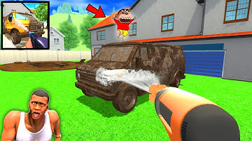 SHINCHAN and CHOP Started their own WASHING COMPANY | NOOB vs PRO vs HACKER | AMAAN-T