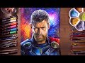 Drawing Thor (Thor: Ragnarok, Chris Hemsworth) | drawholic