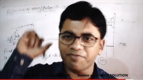 Lecture-15: Reflection of wave from fixed boundary in string wave by RKH SIR
