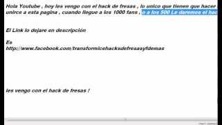 Hack De Fresas / Transformice