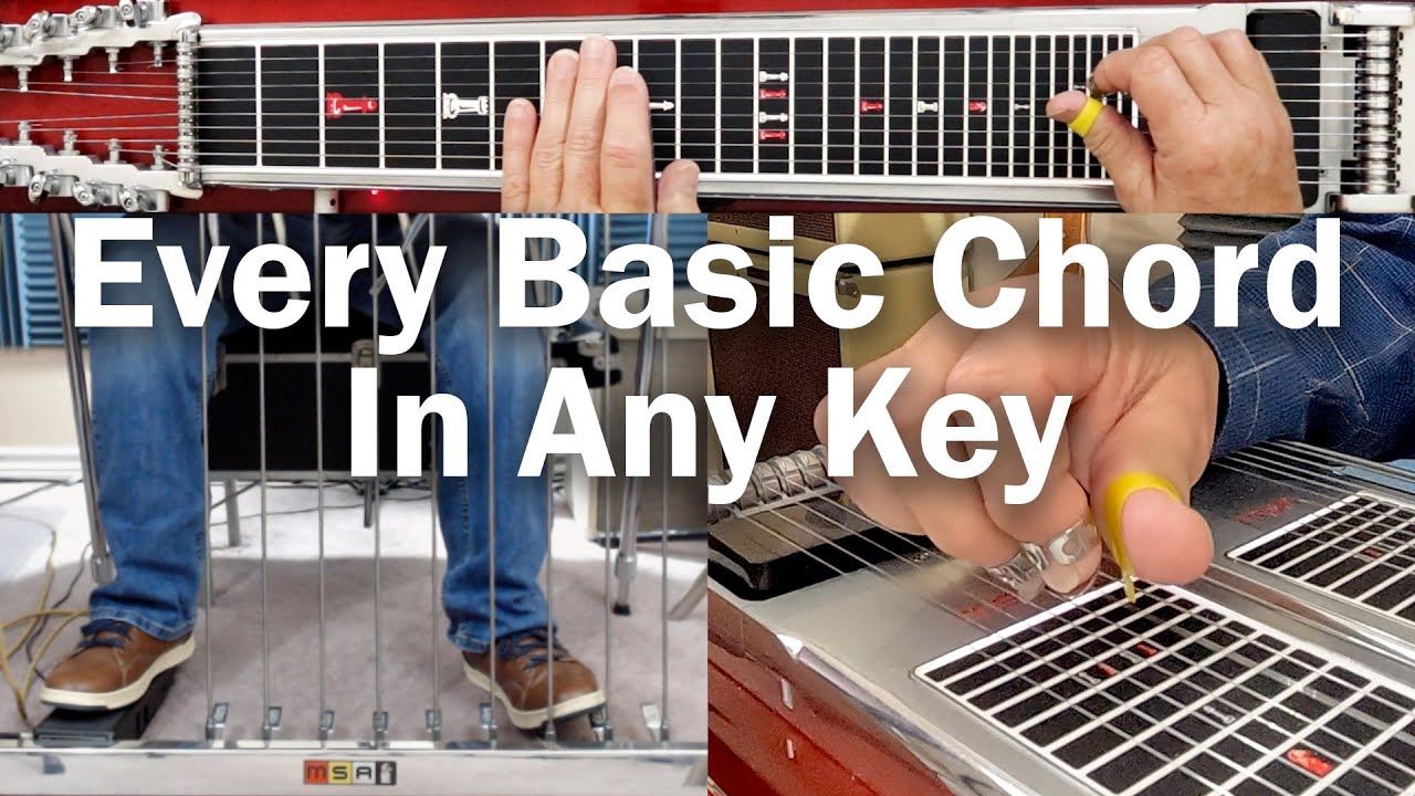 How to Play Every Basic Chord in any Key on the Pedal Steel Guitar | Lesson