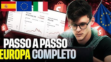 Como criar uma loja para vender na EUROPA em 2026 - Tutorial Shopify